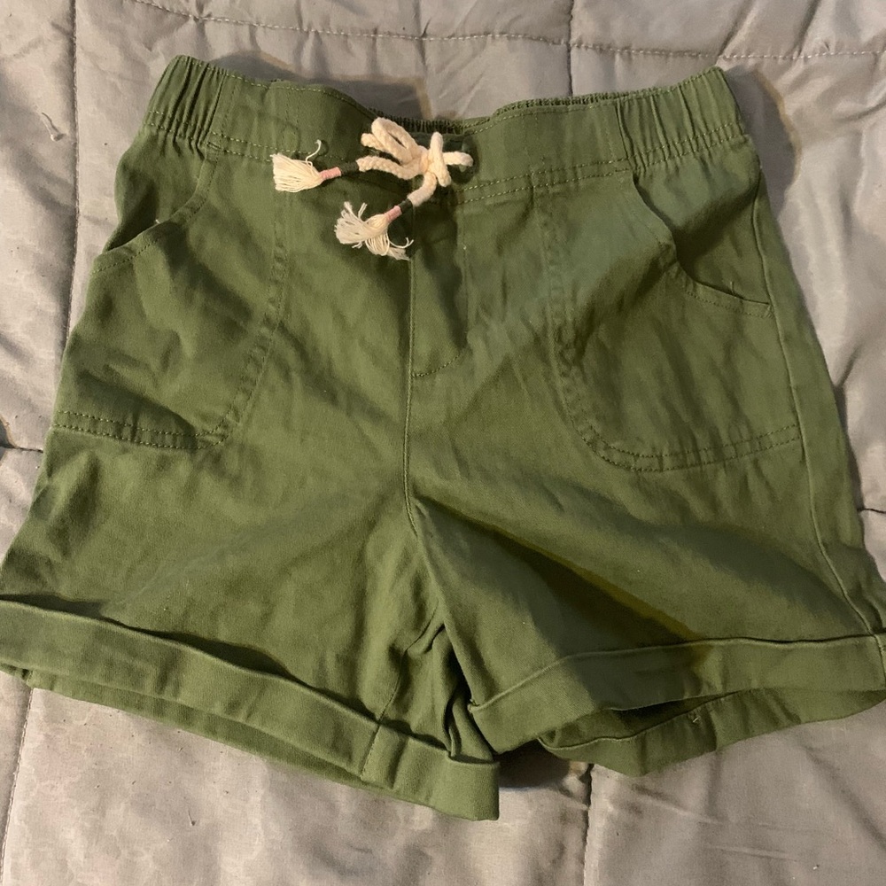 Girls size large green cargo pants